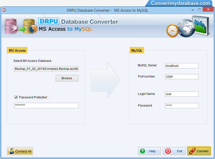 MS Access to MySQL Database Converter