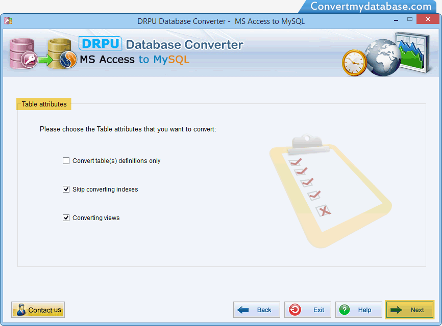 MS Access to MySQL Database Converter